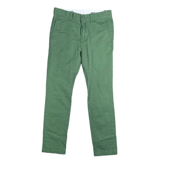 Crewcuts Size 14 Skinny Jeans Green Khaki - Picture 1 of 6